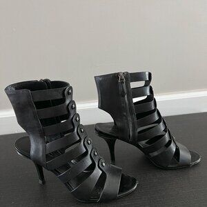 Kenneth Cole - Black Cage Gladiator Bootie